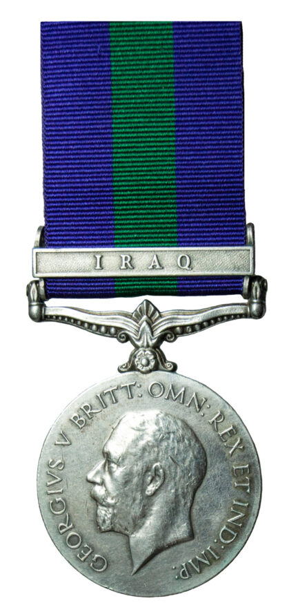 General Service Medal 1918-62, Iraq, to Lachman Singh