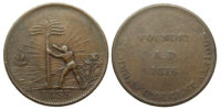 Liberia, Copper Token Cent, 1833