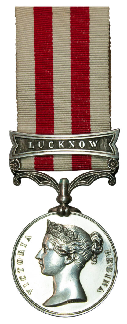 Indian Mutiny Medal, One Clasp, Lucknow to Pte. R. Antill