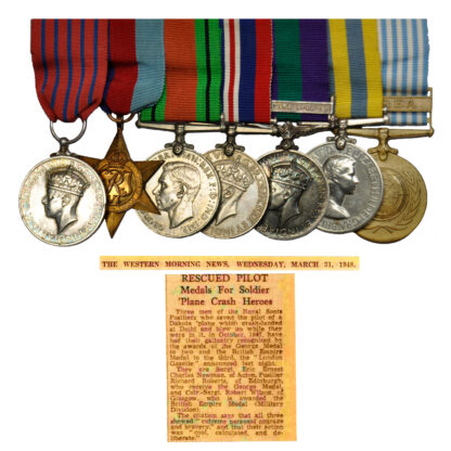 George Medal, KIA in Korea, Group of 7 to Sgt. E.E.C Newman