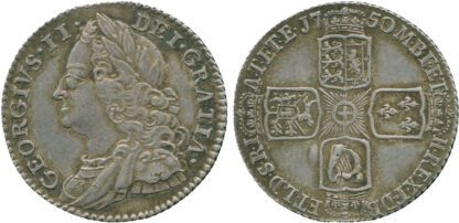 George II, Sixpence, 1750