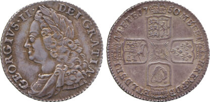 George II, Shilling, 1750