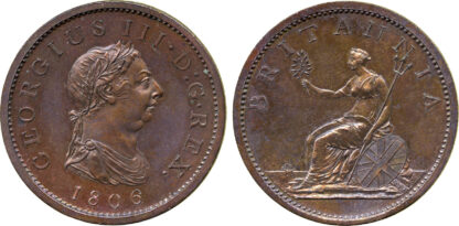 George III, Proof Penny, 1806