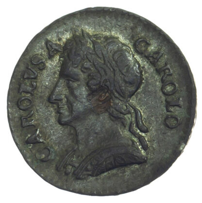 Charles II, Tin Issue Farthing, 1684