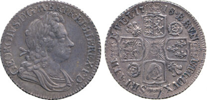 George I, Shilling, 1718