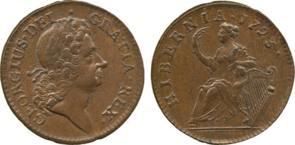 Ireland, George I, Halfpenny, 1723