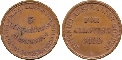 Australia, Bullion Dealers Token, c.1855