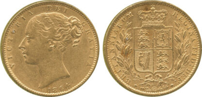 Victoria, Sovereign, 1864