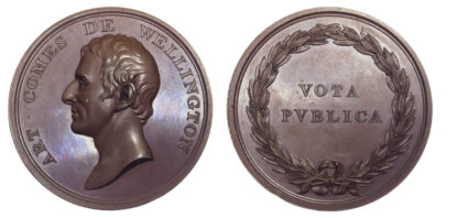 George III, Wellington created Marquis, AE Medal, 1812