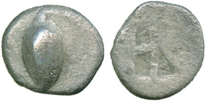 Boeotia, Orchomenos, Silver Obol