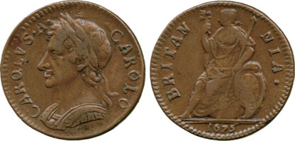 Charles II, Farthing, 1675