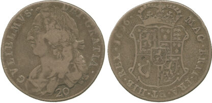 Scotland, William II, Twenty Shillings, 1696