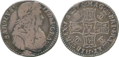 Scotland, Charles II, Half Merk, 1670