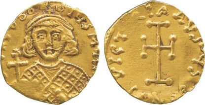 Theodosius III, Gold Tremissis