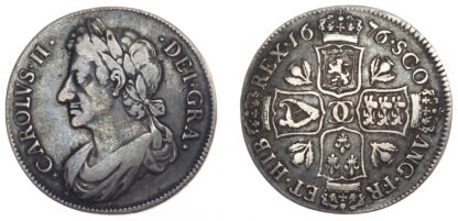 Scotland (1649-85), Charles II, Half Dollar, 1676