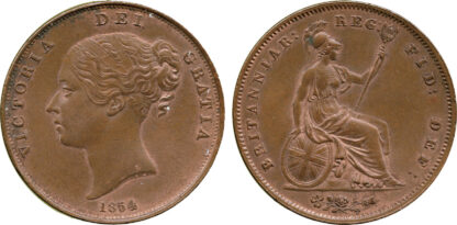 Victoria, Penny, 1854