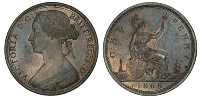 Victoria, Proof Penny, 1868