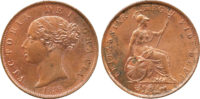 Victoria, Halfpenny, 1856