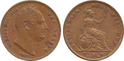 William IV, Farthing, 1837