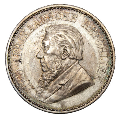 South Africa, Paul Kruger, silver Halfcrown, 1893