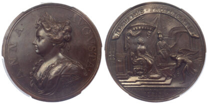 Anne, Battle of Saragossa, Medal, 1710