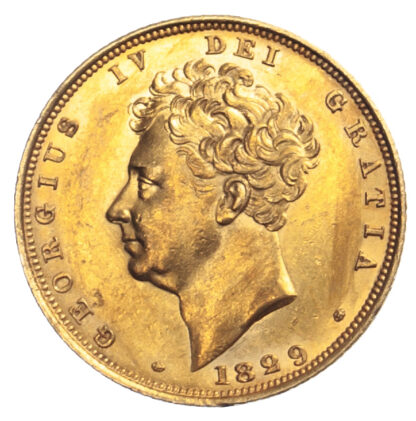 George IV, Sovereign, 1829