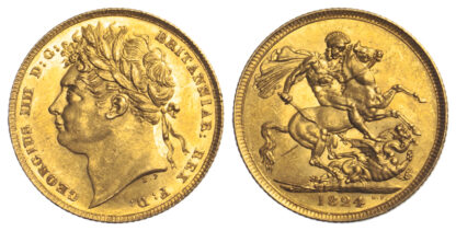 George IV, Sovereign, 1824