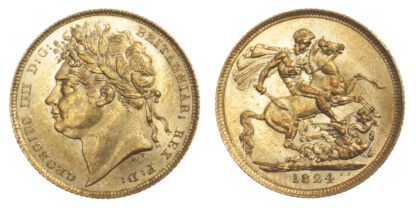 George IV, Sovereign, 1824