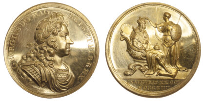 George I, Coronation, Gold Medal, 1714