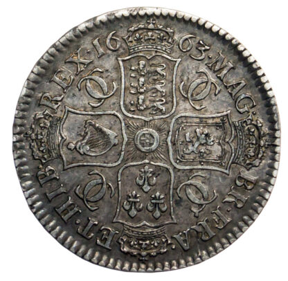 Charles II, Halfcrown, 1663