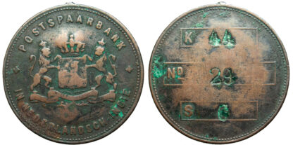 Netherlands East Indies, Post Office Bank Token