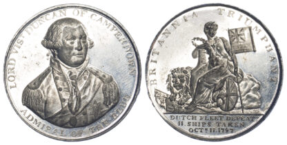 George III, Lord Viscount Duncan, Medal, 1797