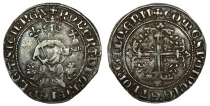 France, Provençe, Robert the Wise, Silver Carlin