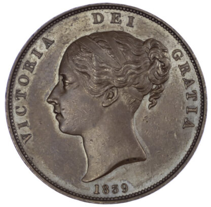 1839 Proof Penny About As Struck