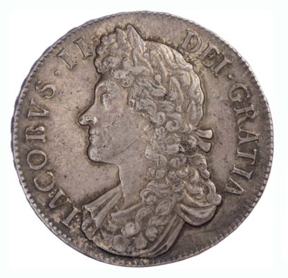 1688 James II Crown Quarto - GVF/NEF