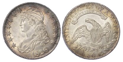 USA, Capped Bust, silver Half Dollar, 1826, Philadelphia