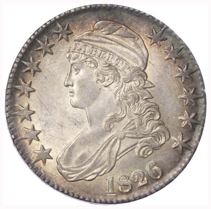 USA, Capped Bust, silver Half Dollar, 1826, Philadelphia