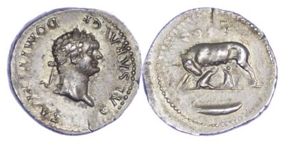 Domitian (as Caesar), Silver Denarius