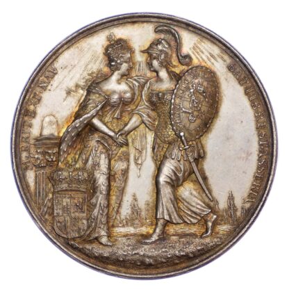 James II, Flight of Prince James, Silver Medal, 1688