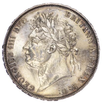 George IV (1820-30), Proof Crown issued in 1821, raised Secundo edge