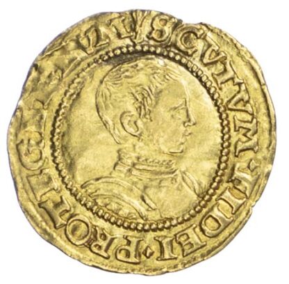 Edward VI 1547-53), Second Period, Gold Halfcrown, mintmark arrow