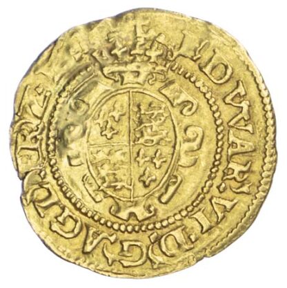 Edward VI 1547-53), Second Period, Gold Halfcrown, mintmark arrow