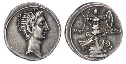 Octavian (Augustus), Silver Denarius