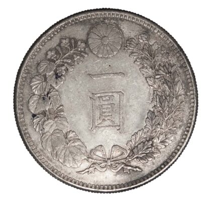 JAPAN, SILVER YEN, MEIJI, YEAR 25, 1892