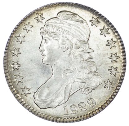 USA, ‘Capped Bust’ silver Half Dollar, 1829