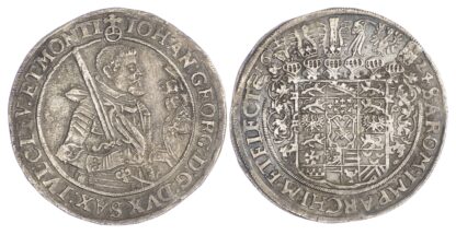 Germany, Saxony, Johann Georg I (1615-56 AD), silver Taler, 1624