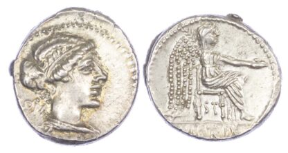 M. Porcius Cato, Silver Denarius