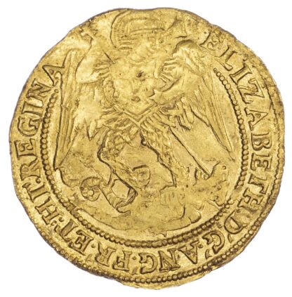 Elizabeth I (1558-1603), Gold Angel, Sixth issue, mintmark Bell