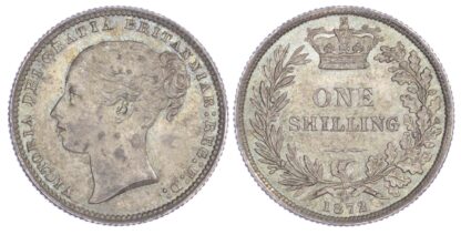 Victoria (1837-1901), Shilling, 1872, die number 36