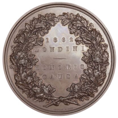 Victoria, 1862 International Exhibition London – Jurors’ medal, AE medal